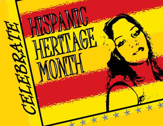 l'affiche du hispanic heritage month aux etats-unis