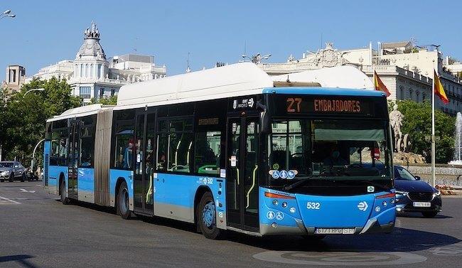 transport bus EMT Madrid