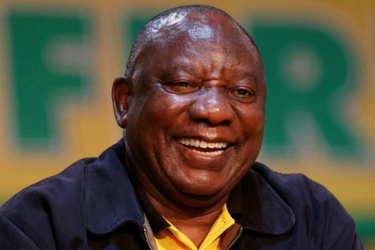 Cyril Ramaphosa smiling