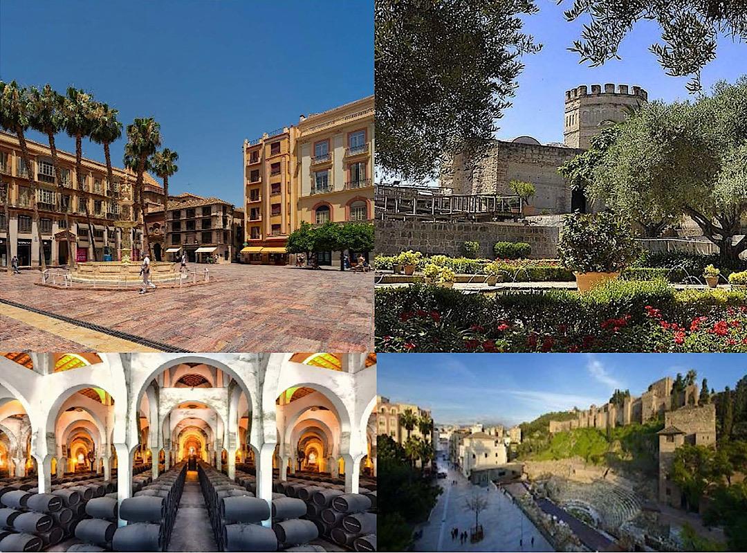 Villes de Jerez et Malaga, Andalousie