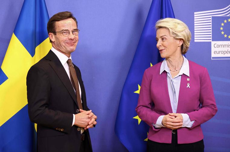 Ulf Kristersson et Ursula von der Leyen