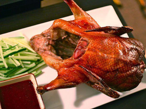canard laque de Beijing en Chine cuisine