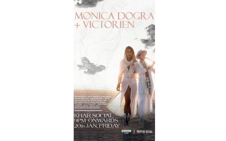 Affiche concert Monica Dogra + Victorien