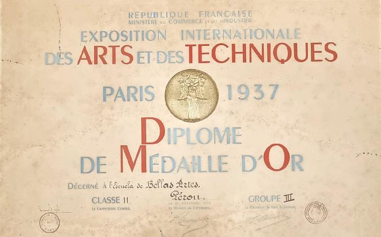 Un diplôme reçu à l’Expo de Paris 1937 déclaré Patrimoine Culturel de la Nation