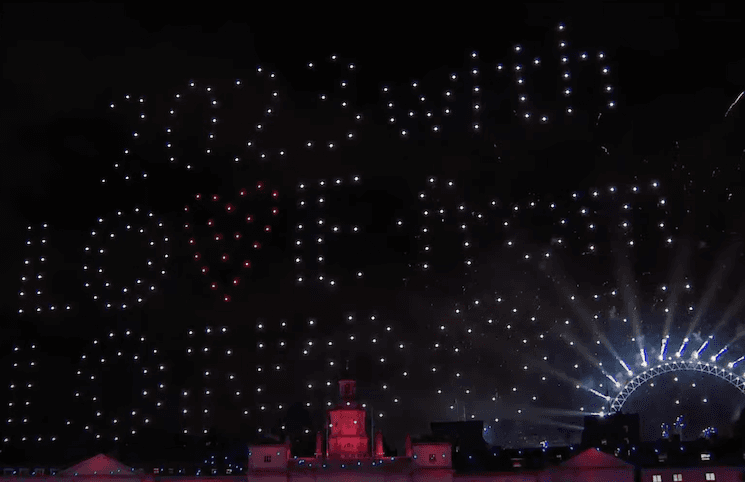 le feu d’artifice du 31 décembre à Londres