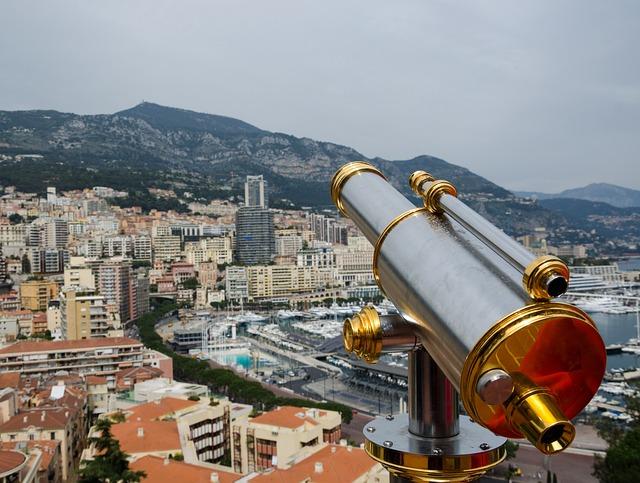 monaco, vue panoramique