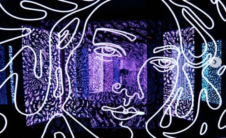 oeuvre immersive musée IKONO ROme