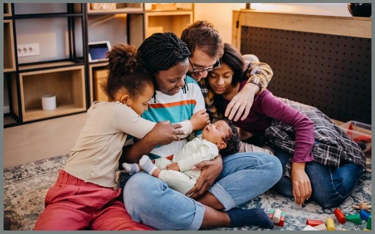 Famille multi culturelle