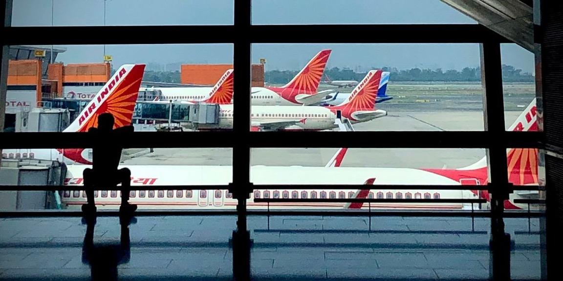 Avions Air India vues de l’aéroport