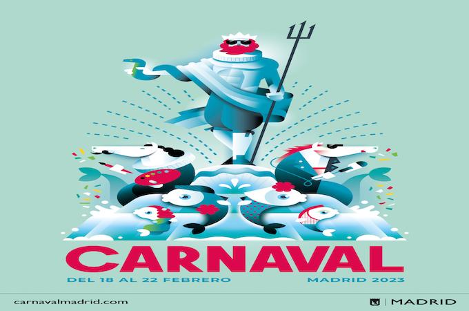 affiche du Carnaval Madrid 2023