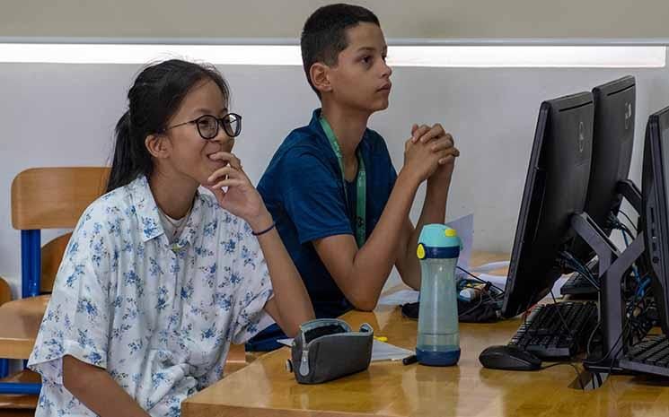 Eleves du lycée francais rené decartes