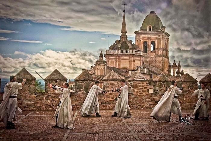 des Templier luttent