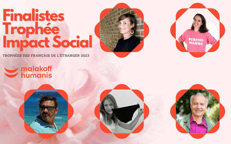 les 5 finalistes du Trophée Impact Social 2023