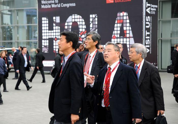 des participants asiatiques du MWC barcelone