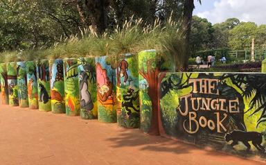 Le jardin pour enfants à Malabar hill à Mumbai