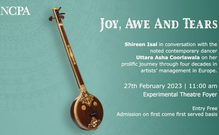 Affiche de la conférence de Shireen Isal au NCPA