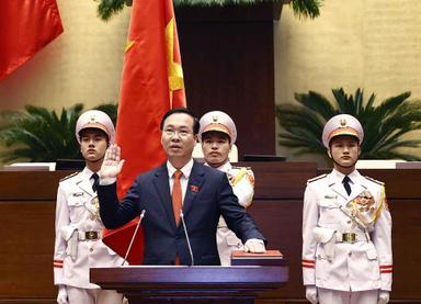 Election de Vo Van Thuong au Vietnam