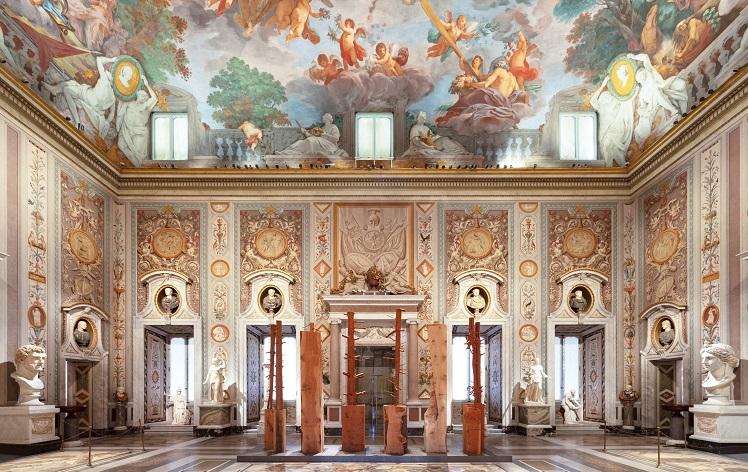 1 Giuseppe Penone. Gesti universali, Installation view - 1, Salone Mariano Rossi, Galleria Borghese, Roma - ph. S. Pellion © Galleria Borghese