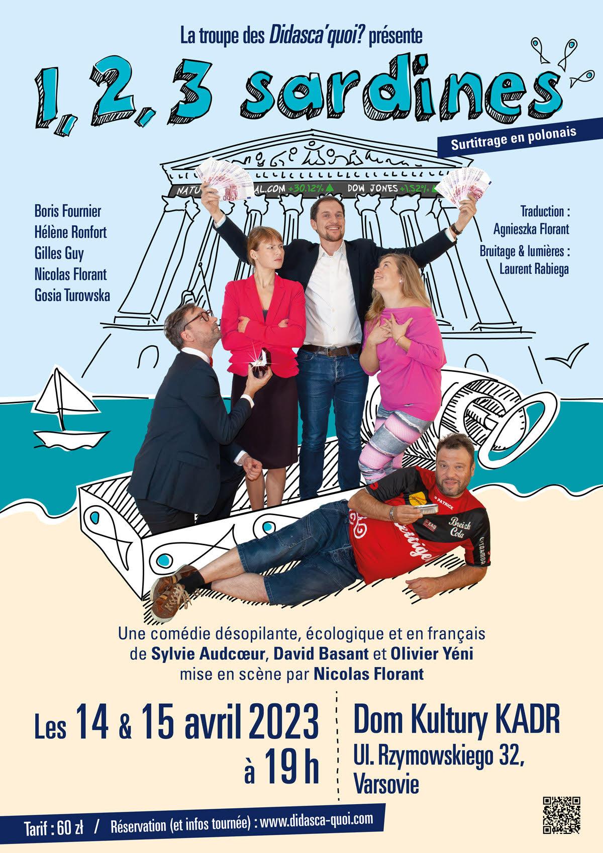 1, 2, 3 sardines par la troupe des Didasca’quoi