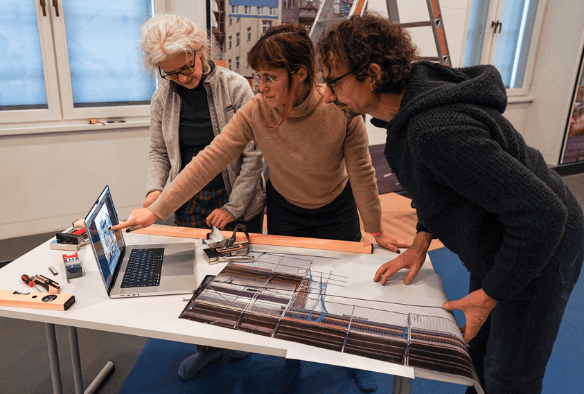 Barbara Bernardi, Linda Paganelli et Vincent Voignier