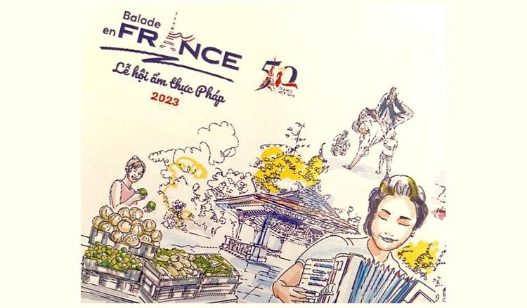 Balade en France 2023 à Hanoi en avril