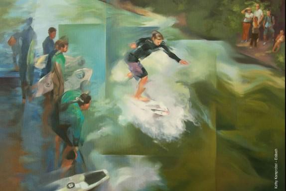 Affiche „Moving on“ de Kathy Kornprobst