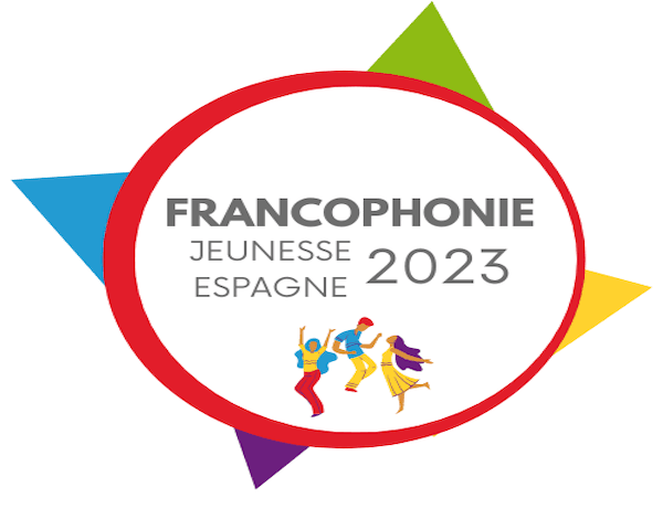 LOGO FRANCOPHONIE JEUNESSE ESPAGNE 2023