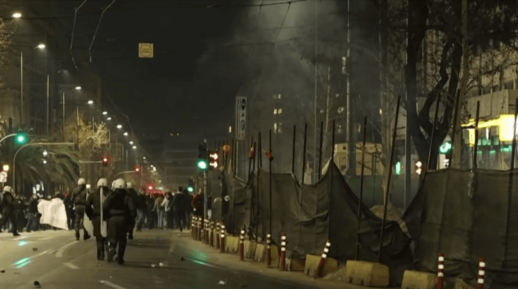 Manifestation à athènes