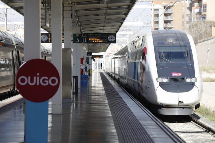 Ouigo arrive en gare d'Alicante