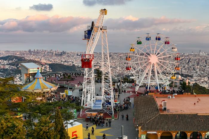 Parc d'Attraction de Tibidabo à Barcelone