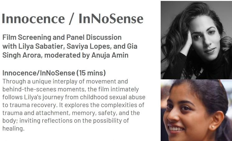 Affiche de la projection du film Innocence InNoSense