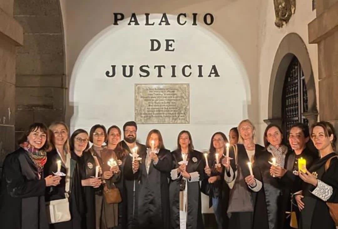 les greffiers de la Palma en greve