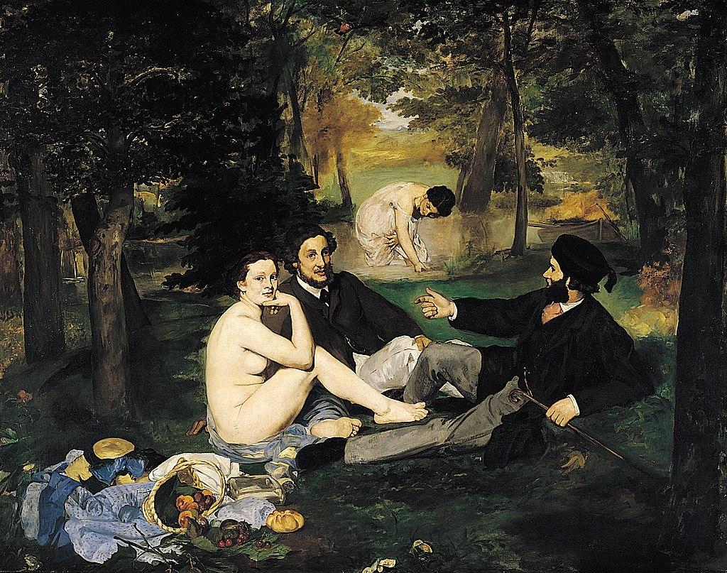 Le Déjeuner sur l'herbe - Edouard Manet © wartburg.edu - Wikipedia