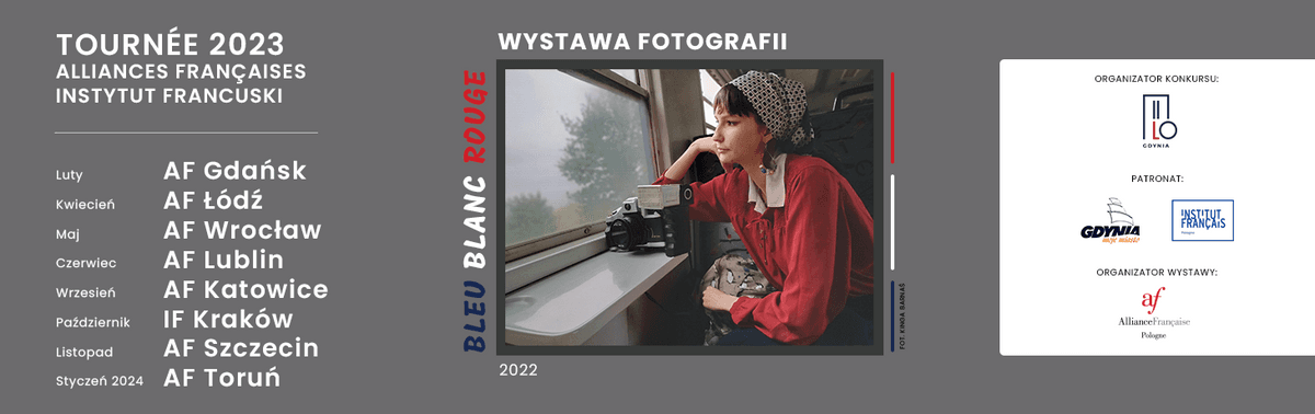 Affiche de l'exposition avec les dates de la tournée