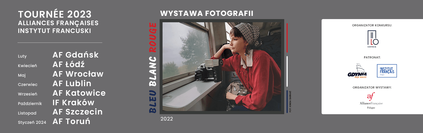 Affiche de l'exposition avec les dates de la tournée