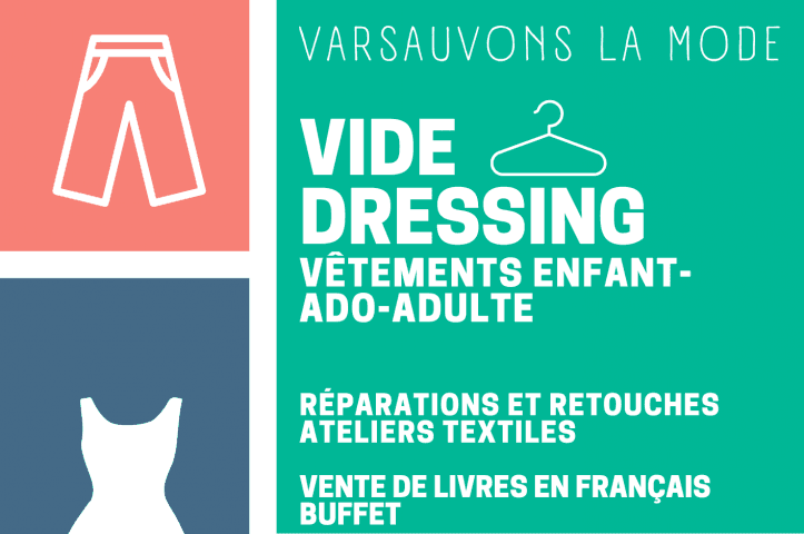 Affiche de la braderie "Varsauvons la Mode"