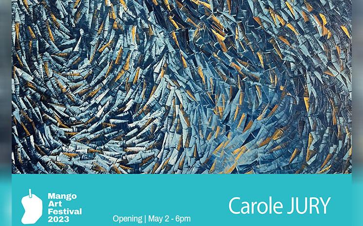 Affiche de l'exposition Carole Jury au Mango Festival de Bangkok