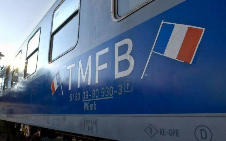 Photo du train français au Allierten Museum Berlin