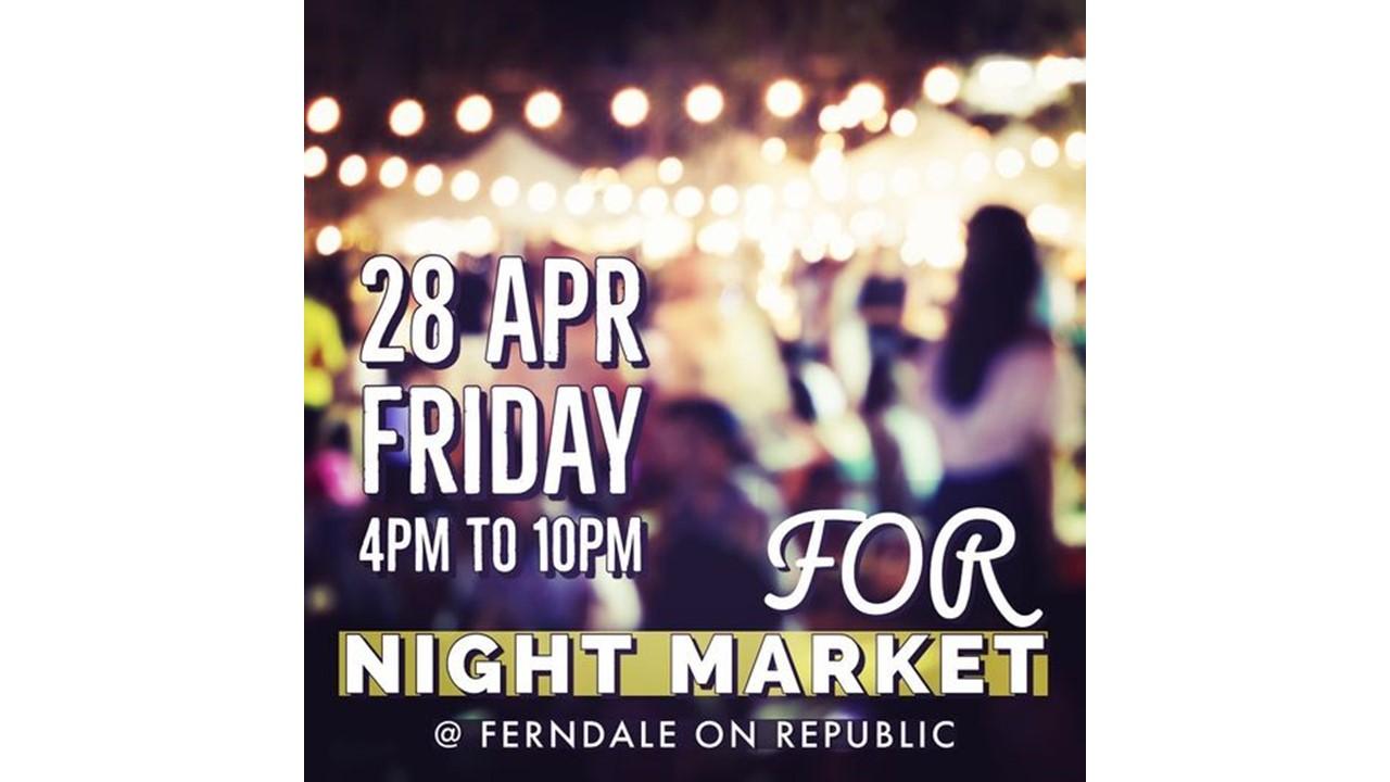 Affiche marché nocturne