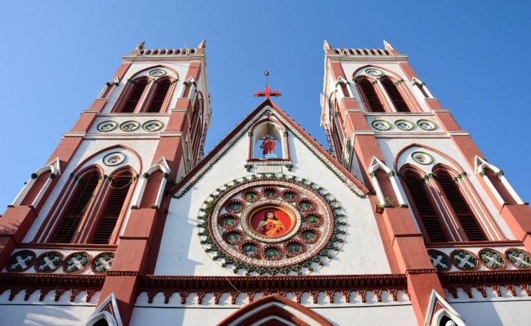 Notre Dame des Anges à Pondichery en Inde
