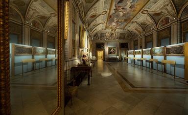 salle d'exposition à la galerie borghèse