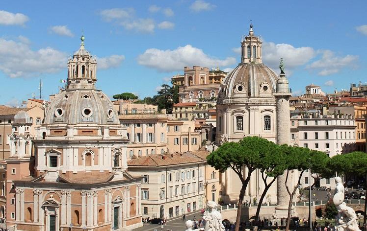 vue sur Rome et ses églises