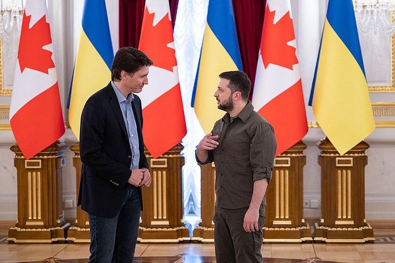 La rencontre Trudeau/Zelensky