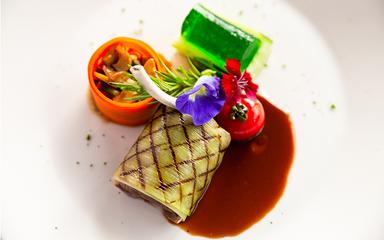 Agneau au restaurant français Le Crystal à Chiang Mai