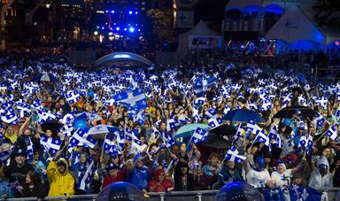 Fete Nationale du Quebec à Montreal en 2022