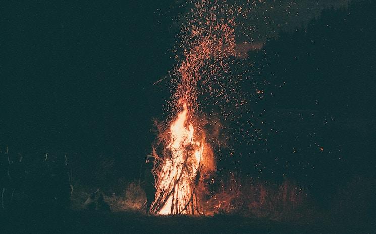 Feux de joie Copenhague pour la Saint Jean