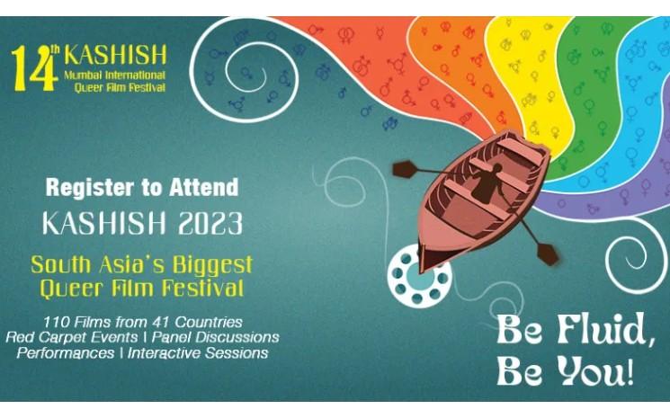 Affiche du Kashish festival à Mumbai