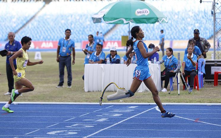 La para-athlète cambodgienne, Vet Chantha