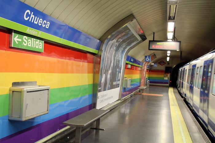 Madrid, station de metro de Chueca