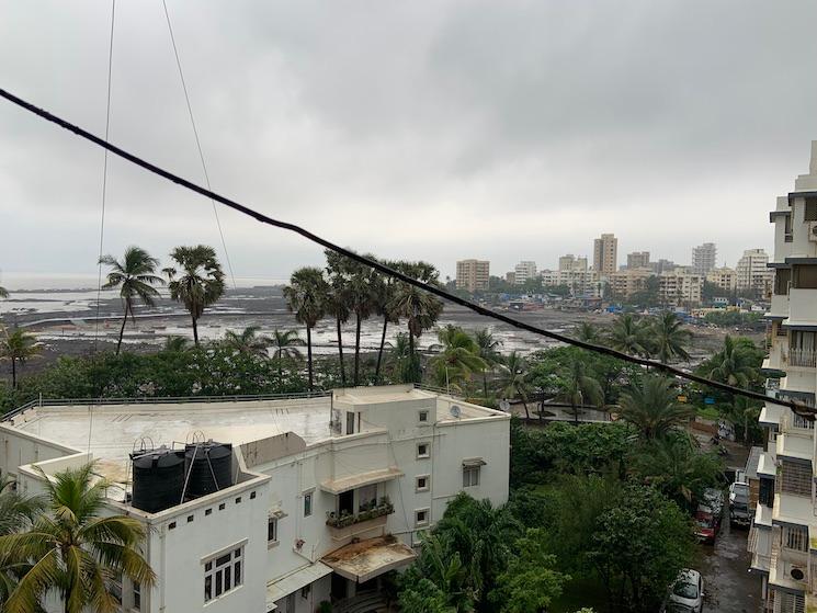 Mumbai Bandra pendant la mousson